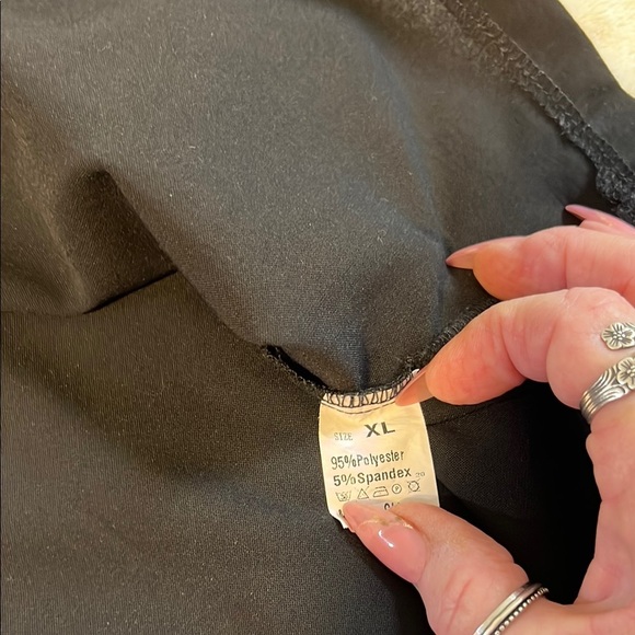 Black Buttoned Relaxed Swim Coverup - Picture 5 of 5